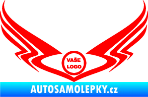 Samolepka Znak Tetování 003 Fluorescentní červená