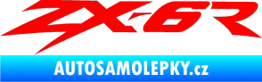 Samolepka ZX 6R Fluorescentní červená