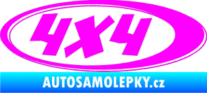 Samolepka 4x4 varianta 010 Fluorescentní růžová