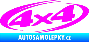 Samolepka 4x4 varianta 013 Fluorescentní růžová