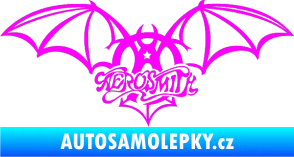 Samolepka Aerosmith 001 Fluorescentní růžová