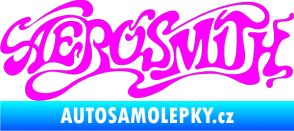 Samolepka Aerosmith 004 Fluorescentní růžová