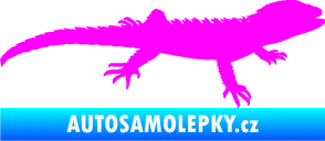 Samolepka Agama 001 pravá Fluorescentní růžová