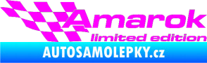 Samolepka Amarok limited edition levá Fluorescentní růžová