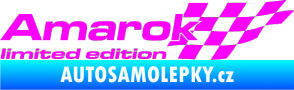 Samolepka Amarok limited edition pravá Fluorescentní růžová