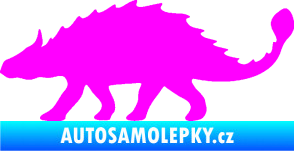 Samolepka Ankylosaurus 001 levá Fluorescentní růžová