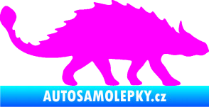 Samolepka Ankylosaurus 001 pravá Fluorescentní růžová