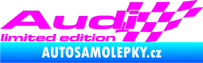 Samolepka Audi limited edition pravá Fluorescentní růžová