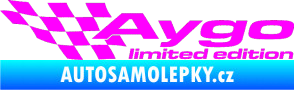 Samolepka Aygo limited edition levá Fluorescentní růžová