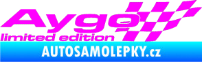 Samolepka Aygo limited edition pravá Fluorescentní růžová