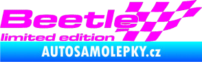 Samolepka Beetle limited edition pravá Fluorescentní růžová