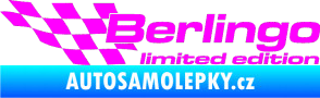 Samolepka Berlingo limited edition levá Fluorescentní růžová