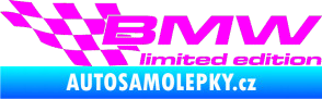 Samolepka BMW limited edition levá Fluorescentní růžová