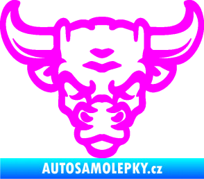 Samolepka Býk 012 Fluorescentní růžová