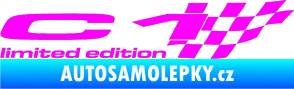 Samolepka C1 limited edition pravá Fluorescentní růžová