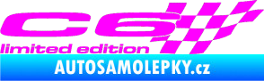 Samolepka C6 limited edition pravá Fluorescentní růžová