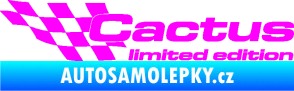 Samolepka Cactus limited edition levá Fluorescentní růžová
