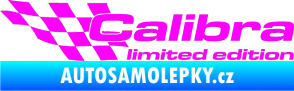 Samolepka Calibra limited edition levá Fluorescentní růžová