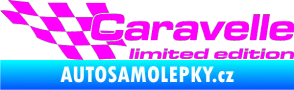 Samolepka Caravelle limited edition levá Fluorescentní růžová