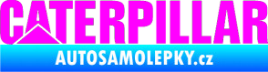 Samolepka Caterpillar - jedna barva Fluorescentní růžová
