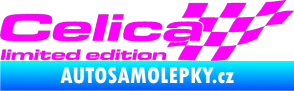 Samolepka Celica limited edition pravá Fluorescentní růžová