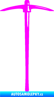 Samolepka Cepín Fluorescentní růžová