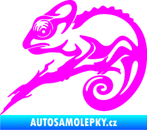 Samolepka Chameleon 001 levá Fluorescentní růžová