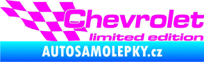 Samolepka Chevrolet limited edition levá Fluorescentní růžová