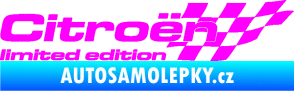 Samolepka Citroen limited edition pravá Fluorescentní růžová