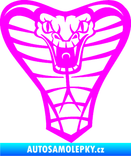 Samolepka Cobra 004 Fluorescentní růžová