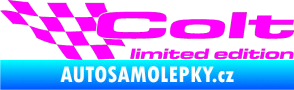 Samolepka Colt limited edition levá Fluorescentní růžová