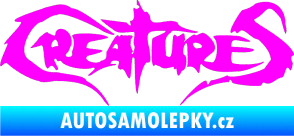 Samolepka Creatures Fluorescentní růžová