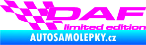 Samolepka DAF limited edition levá Fluorescentní růžová