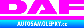 Samolepka DAF Fluorescentní růžová