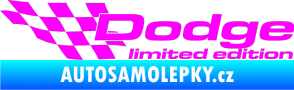 Samolepka Dodge limited edition levá Fluorescentní růžová