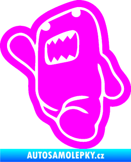 Samolepka Domo 013 levá běžící Fluorescentní růžová