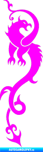 Samolepka Dragon 008 pravá Fluorescentní růžová