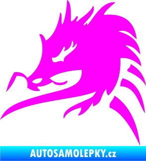 Samolepka Dragon 044 levá Fluorescentní růžová