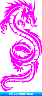 Samolepka Dragon 048 pravá Fluorescentní růžová