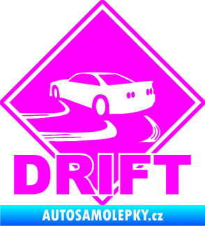 Samolepka Drift 001 Fluorescentní růžová