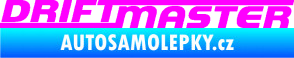 Samolepka Drift master nápis Fluorescentní růžová