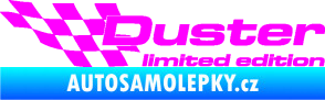 Samolepka Duster limited edition levá Fluorescentní růžová