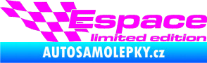 Samolepka Espace limited edition levá Fluorescentní růžová
