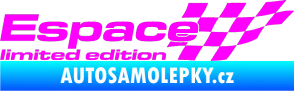 Samolepka Espace limited edition pravá Fluorescentní růžová