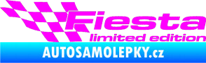 Samolepka Fiesta limited edition levá Fluorescentní růžová