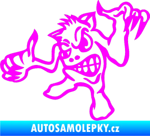 Samolepka Formelák levá Fluorescentní růžová