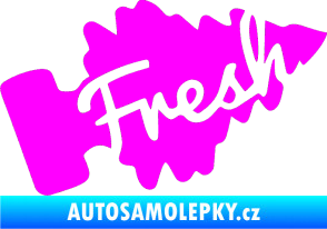 Samolepka Fresh 001 Fluorescentní růžová