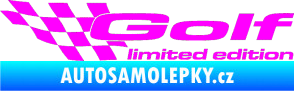 Samolepka Golf limited edition levá Fluorescentní růžová