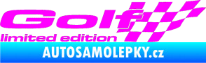 Samolepka Golf limited edition pravá Fluorescentní růžová