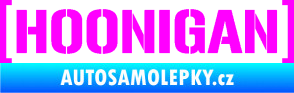Samolepka Hoonigan nápis Fluorescentní růžová
